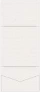 Linen Natural White Pocket Invitation Style A7 (7 1/4 x 7 1/4)10/Pk