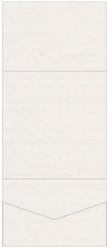 Linen Natural White Pocket Invitation Style A7 (7 1/4 x 7 1/4)