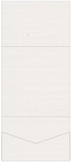 Linen Natural White Pocket Invitation Style A7 (7 1/4 x 7 1/4) 10/Pk