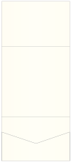 Natural White Pearl Linen Pocket Invitation Style A7 (7 1/4 x 7 1/4) 10/Pk