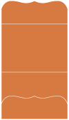 Papaya Pocket Invitation Style A9 (5 1/4 x 7 1/4) - 10/Pk