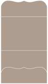 Pyro Brown Pocket Invitation Style A9 (5 1/4 x 7 1/4)