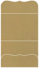 Natural Kraft Pocket Invitation Style A9 (5 1/4 x 7 1/4)10/Pk