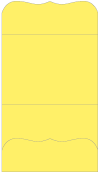 Factory Yellow Pocket Invitation Style A9 (5 1/4 x 7 1/4)