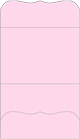 Pink Feather Pocket Invitation Style A9 (5 1/4 x 7 1/4)10/Pk