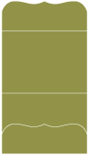 Olive Pocket Invitation Style A9 (5 1/4 x 7 1/4)