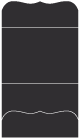 Black Pocket Invitation Style A9 (5 1/4 x 7 1/4) 10/Pk