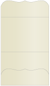 Champagne Pocket Invitation Style A9 (5 1/4 x 7 1/4) - 10/Pk