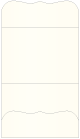 Natural White Pearl Pocket Invitation Style A9 (5 1/4 x 7 1/4)10/Pk