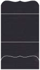 Linen Black Pocket Invitation Style A9 (5 1/4 x 7 1/4) 10/Pk