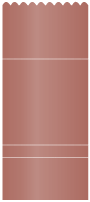 Red Satin Pocket Invitation Style B1 (6 1/4 x 6 1/4) - 10/Pk