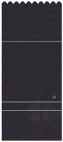 Linen Black Pocket Invitation Style B1 (6 1/4 x 6 1/4)