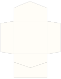 Crest Natural White Pocket Invitation Style B2 (6 1/4 x 6 1/4)10/Pk