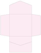 Light Pink Pocket Invitation Style B2 (6 1/4 x 6 1/4) - 10/Pk