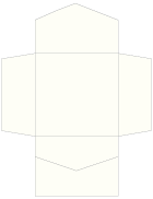 Textured Bianco Pocket Invitation Style B2 (6 1/4 x 6 1/4) - 10/Pk