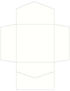 Eggshell White Pocket Invitation Style B2 (6 1/4 x 6 1/4) - 10/Pk