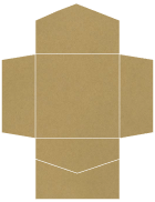 Natural Kraft Pocket Invitation Style B2 (6 1/4 x 6 1/4) - 10/Pk