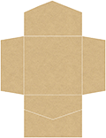 Grocer Kraft Pocket Invitation Style B2 (6 1/4 x 6 1/4)10/Pk