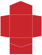 Red Pepper Pocket Invitation Style B2 (6 1/4 x 6 1/4) - 10/Pk