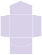 Purple Lace Pocket Invitation Style B2 (6 1/4 x 6 1/4) - 10/Pk