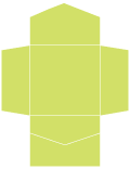 Citrus Green Pocket Invitation Style B2 (6 1/4 x 6 1/4)10/Pk
