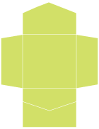 Citrus Green Pocket Invitation Style B2 (6 1/4 x 6 1/4) - 10/Pk