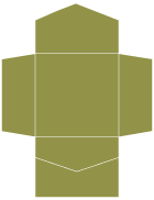 Olive Pocket Invitation Style B2 (6 1/4 x 6 1/4) - 10/Pk