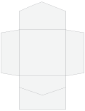 Soho Grey Pocket Invitation Style B2 (6 1/4 x 6 1/4)10/Pk