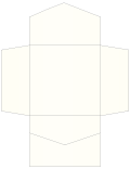 White Gold Pocket Invitation Style B2 (6 1/4 x 6 1/4)10/Pk