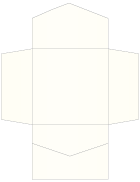 White Gold Pocket Invitation Style B2 (6 1/4 x 6 1/4) - 10/Pk