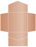 Copper Pocket Invitation Style B2 (6 1/4 x 6 1/4)10/Pk