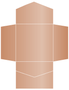 Copper Pocket Invitation Style B2 (6 1/4 x 6 1/4) - 10/Pk