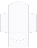 Linen Solar White Pocket Invitation Style B2 (6 1/4 x 6 1/4)10/Pk