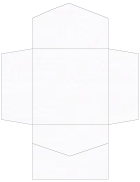Linen Solar White Pocket Invitation Style B2 (6 1/4 x 6 1/4) - 10/Pk