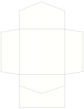 White Pearl Pocket Invitation Style B2 (6 1/4 x 6 1/4)10/Pk