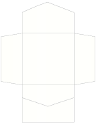 White Pearl Linen Pocket Invitation Style B2 (6 1/4 x 6 1/4) - 10/Pk