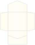 Natural White Pearl Pocket Invitation Style B2 (6 1/4 x 6 1/4)10/Pk