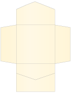 Gold Pearl Linen Pocket Invitation Style B2 (6 1/4 x 6 1/4) - 10/Pk