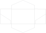 Crest Solar White Pocket Invitation Style B3 (5 3/4 x 8 3/4)10/Pk