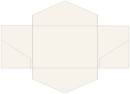 Beige Pocket Invitation Style B3 (5 3/4 x 8 3/4)10/Pk