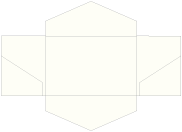 Textured Bianco Pocket Invitation Style B3 (5 3/4 x 8 3/4)10/Pk