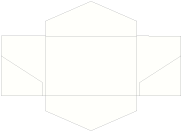 Eggshell Pocket Invitation Style B3 (5 3/4 x 8 3/4)10/Pk