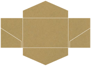 Natural Kraft Pocket Invitation Style B3 (5 3/4 x 8 3/4) 10/Pk