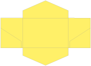 Factory Yellow Pocket Invitation Style B3 (5 3/4 x 8 3/4)10/Pk