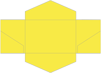Lemon Drop Pocket Invitation Style B3 (5 3/4 x 8 3/4)
