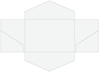 Soho Grey Pocket Invitation Style B3 (5 3/4 x 8 3/4) - 10/Pk