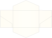 Pearlized Latte Pocket Invitation Style B3 (5 3/4 x 8 3/4)10/Pk