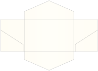 Pearlized Latte Pocket Invitation Style B3 (5 3/4 x 8 3/4) - 10/Pk