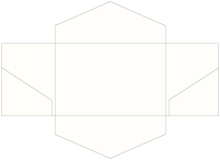 Quartz Pocket Invitation Style B3 (5 3/4 x 8 3/4) - 10/Pk