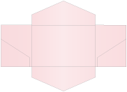 Rose Pocket Invitation Style B3 (5 3/4 x 8 3/4)10/Pk